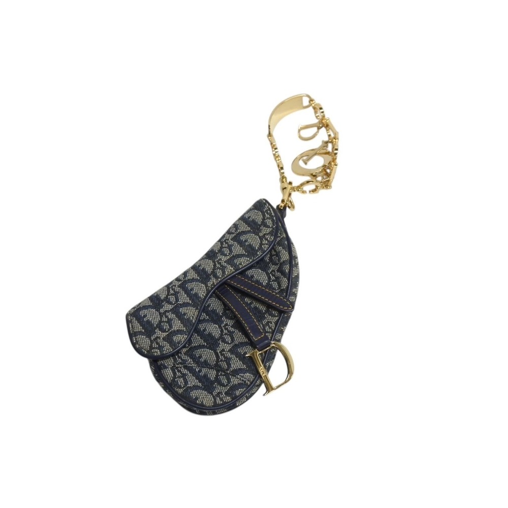 Dior Trotter Christian Bag Blue Saddle Navy - Picture 2 of 10